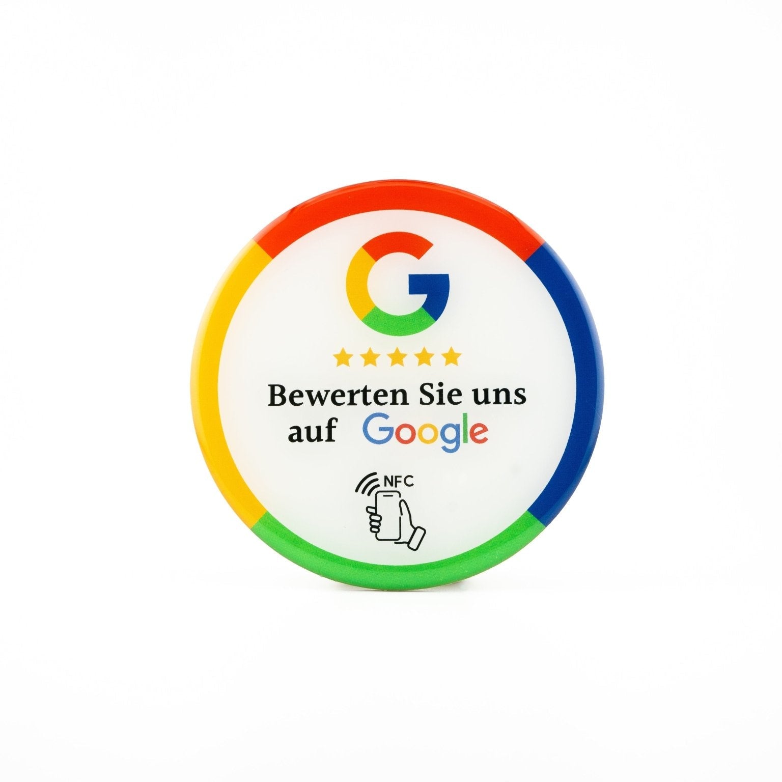 Hochwertiger NFC - Aufkleber für mehr Google Bewertungen - Custom Ratings